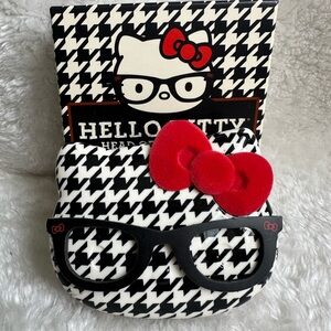 Hello Kitty Houndstooth Bag with Red Bow